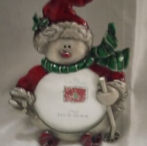 Festive Snowman Holiday Decor Frame